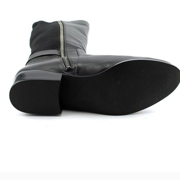 Michael Kors Hamilton Tall Boot Women US 10 Black - Picture 2 of 5